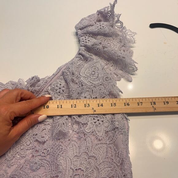 Saylor Lilac Adwoa Lace Overlay Dress XL - Picture 10 of 11